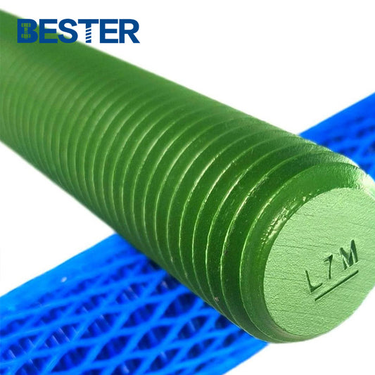Ceramic Filled Coating XYLAR ASTM A193m Grade B5 AISI 501 Astm A320 L7 L7m 8mm B7 L7 Stud Bolts with Nuts