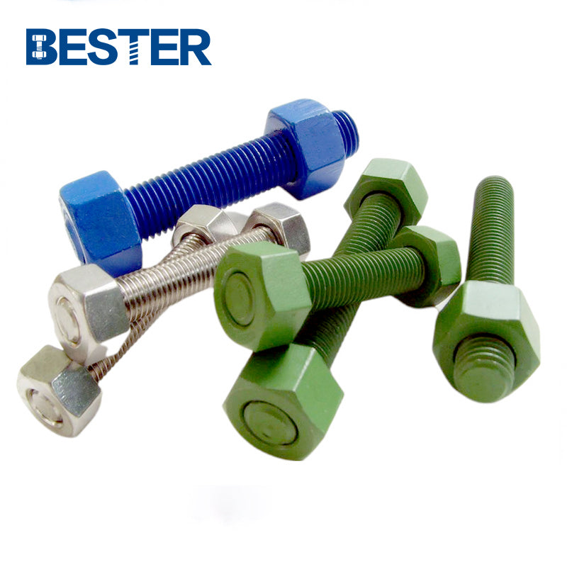 Heavy Hex Structural A325 28mm X 1000mm ASTM A193 a 193m Gr B7 M24 Stud Bolts with ASTM A194 Nuts