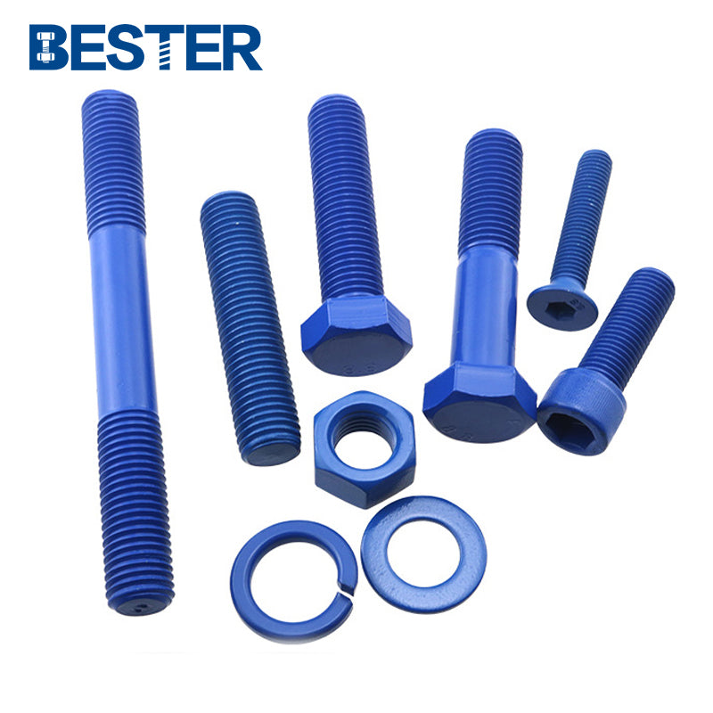 NACE MR0175 Thread Rod Corrosion Resistant FDA 21 CFR Certified Approved 316L A4-80 Stainless Steel Full Thread PTFE Stud Bolt for Chemical Pumps