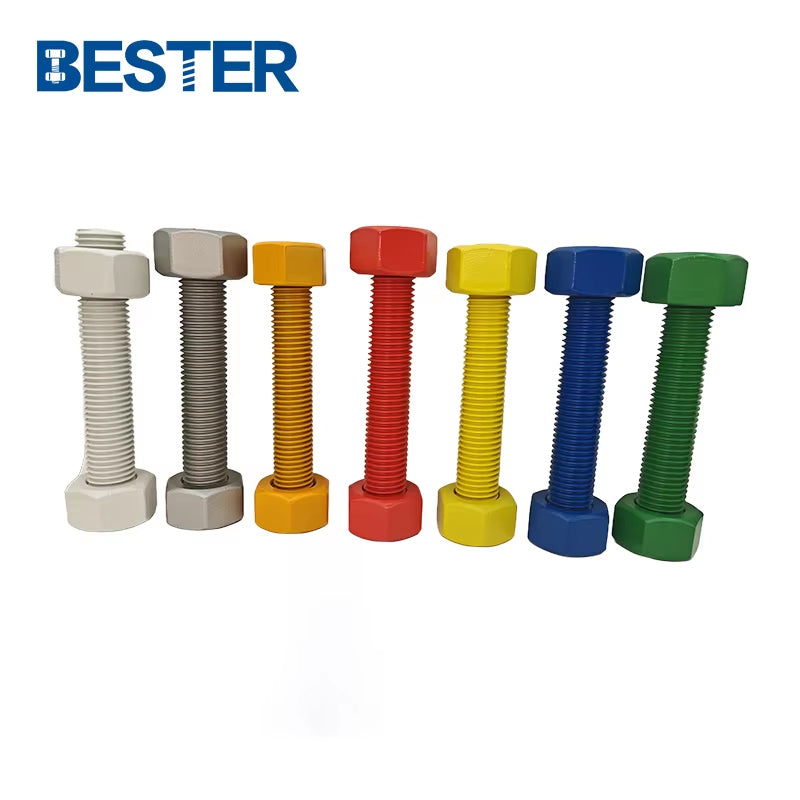 Factory Wholesale Alloy Steel Galvanized ASTM A193 B7 A194 2H A320 Gr L7 L7m B16 M16 Stud Bolts with Nuts