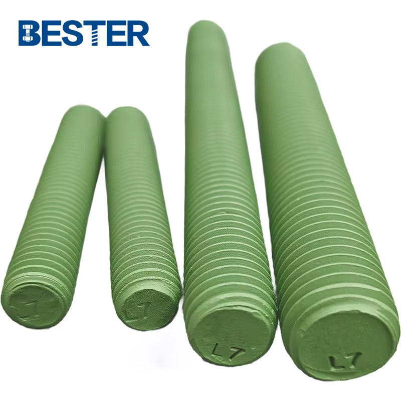 Stainless Steel Metric Inch Ptfe Xylan Astm A193 A320 B7 B16 L7 L7m L43 Stud Bolt with Nut