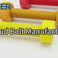 ASME B18.31.3 SA 193 B7 B7m B16 M90 M100 Xylan 1424 PTFE Alloy Steel Stud Bolts with A194 2HM Hex Nut