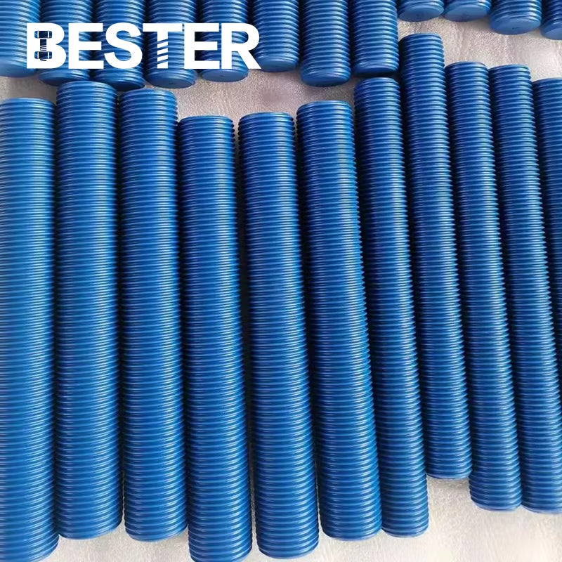 High Temperature DIN835 2D M20 M24 Price 3 Inch Long Alloy Steel A193 B7 B16 B8 B8m M8 Grade 10.9 Acme M24 Stud Bolt With ASTM A194 8c Hex Nut