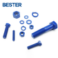 NACE MR0175 Thread Rod Corrosion Resistant FDA 21 CFR Certified Approved 316L A4-80 Stainless Steel Full Thread PTFE Stud Bolt for Chemical Pumps