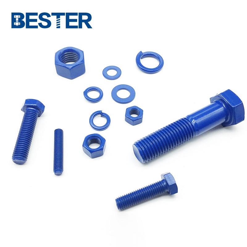 NACE MR0175 Thread Rod Corrosion Resistant FDA 21 CFR Certified Approved 316L A4-80 Stainless Steel Full Thread PTFE Stud Bolt for Chemical Pumps