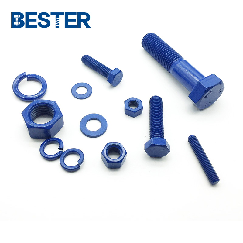 NACE MR0175 Thread Rod Corrosion Resistant FDA 21 CFR Certified Approved 316L A4-80 Stainless Steel Full Thread PTFE Stud Bolt for Chemical Pumps