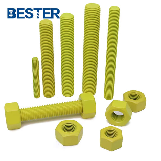 GB ASTM A193 Grade B7 M20 M25 M27 M50 M45 Double End Threaded Stud Rod Bolts