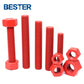 Coating Tefln Specification Zinc Plated B7 Color Rod  Color Round Bar Double End Stud Bolt