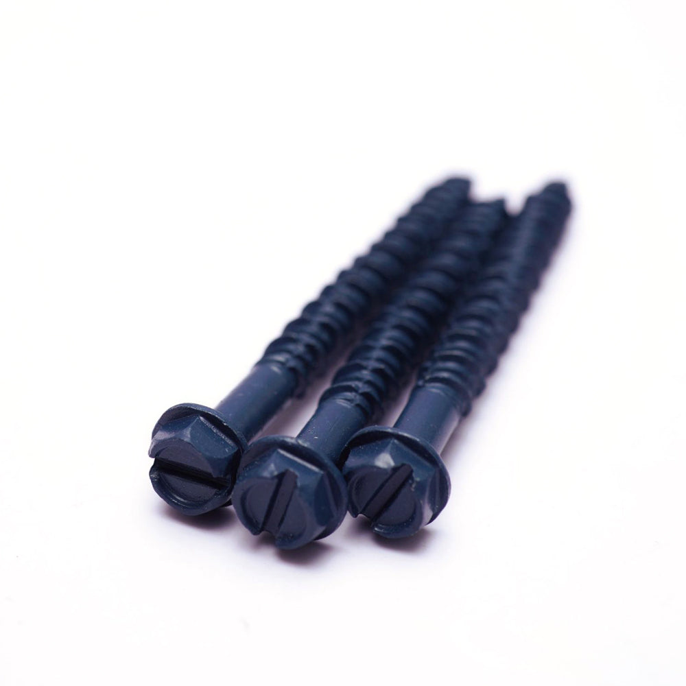 Slotted hex Blue Concrete Screw